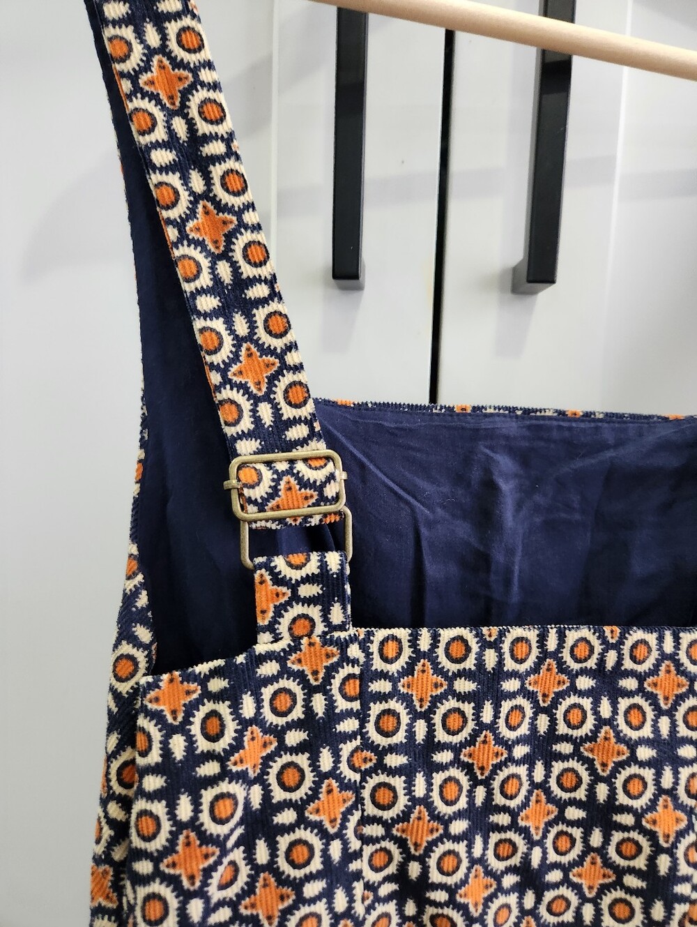 NEW Urban Outfitters BDG Daley Corduroy Retro 60s Geometric Skirt Romper XS - Picture 12 of 15
